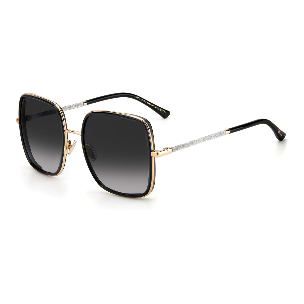 Sunglasses - Jimmy Choo JAYLA/S 2F7 579O Unisex Gold Grey