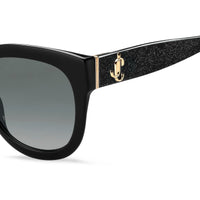 Thumbnail for Sunglasses - Jimmy Choo JILL/G/S NS8 549O Women's Black Glt