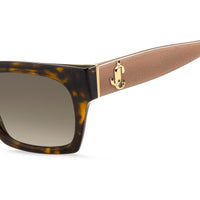 Thumbnail for Sunglasses - Jimmy Choo JO/S ONS 52HA Women's Havana Nude Sunglasses