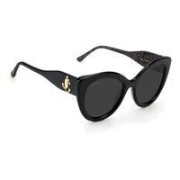 Thumbnail for Sunglasses - Jimmy Choo LEONE/S 1EI 52IR Women's Black Sunglasses