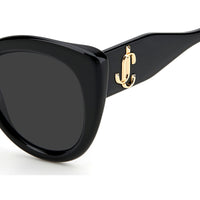 Thumbnail for Sunglasses - Jimmy Choo LEONE/S 1EI 52IR Women's Black Sunglasses