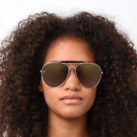 Thumbnail for Sunglasses - Tommy Hilfiger TH 1808/S J5G 61FQ Women's Gold Sunglasses