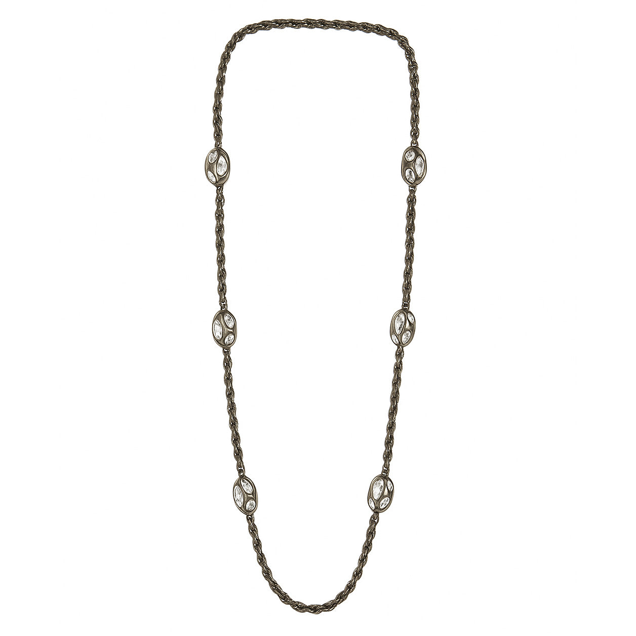 Swarovski Atelier Kalix Collection Ladies Necklace Ruthenium Plated