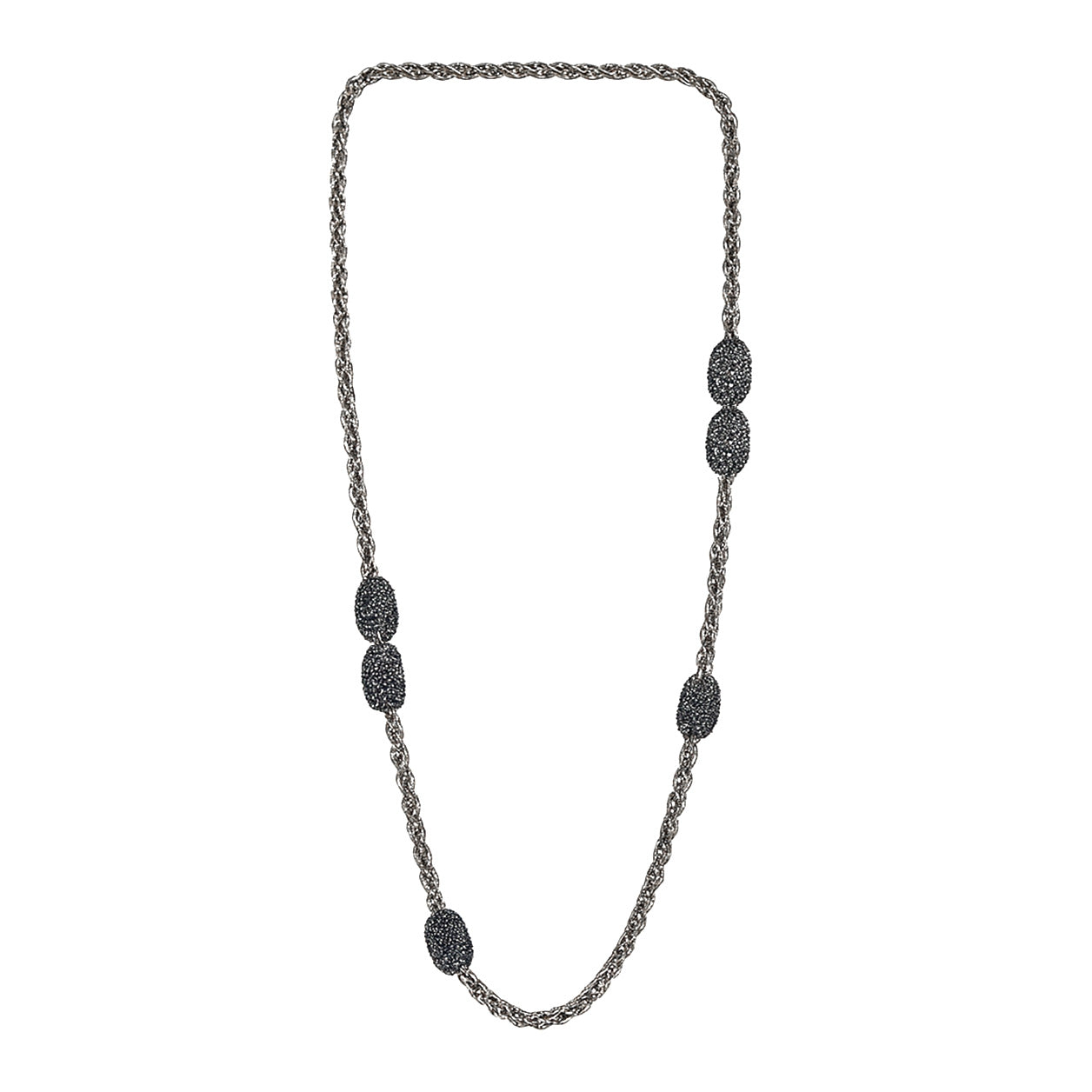 Swarovski Atelier Kalix Collection Ladies Necklace Ruthenium Plated
