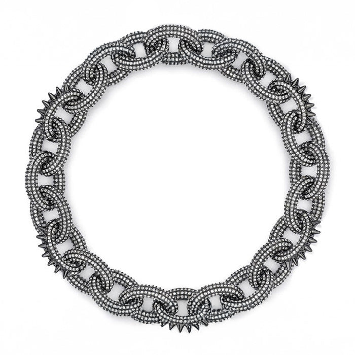Swarovski Atelier Kalix Collection Ladies Necklace Ruthenium Plated