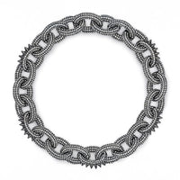 Thumbnail for Swarovski Atelier Kalix Collection Ladies Necklace Ruthenium Plated