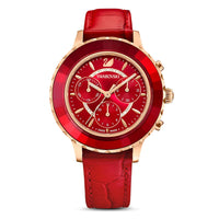 Thumbnail for Swarovski Octea Lux Chrono Ladies Red Watch 5646975