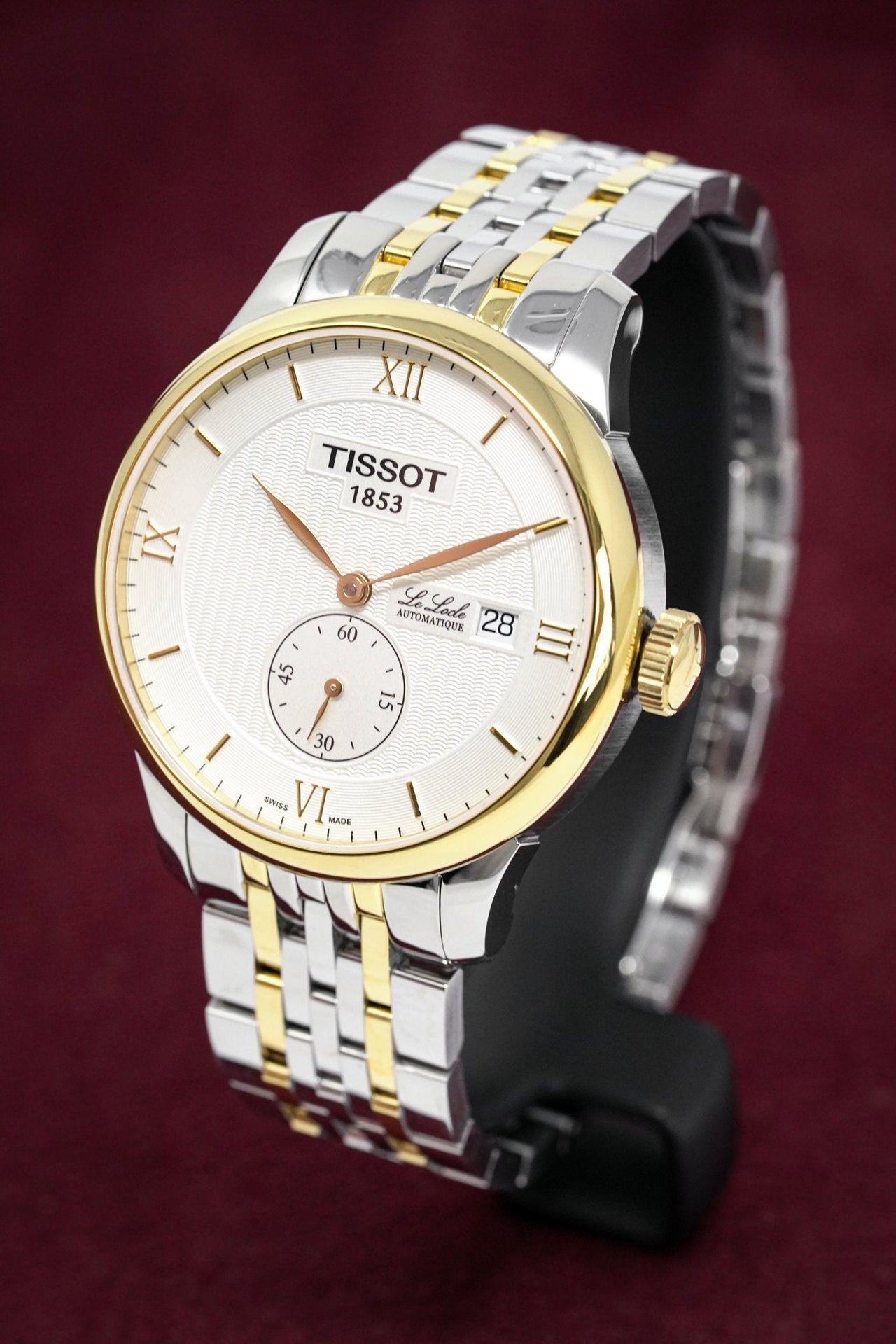 Tissot Automatic Men's Watch T-Classic Le Locle Two Tone - Watches & Crystals