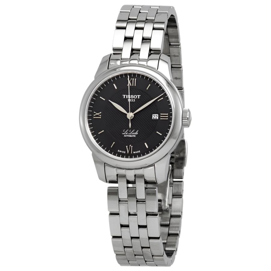 Tissot Le Locle Automatic Ladies Black Silver Watch T0062071105800