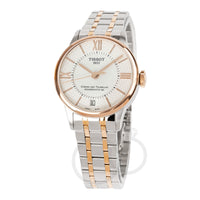 Thumbnail for Tissot Women's Automatic Watch 32mm Chemin des Tourelles Powermatic 80 White Rose Gold