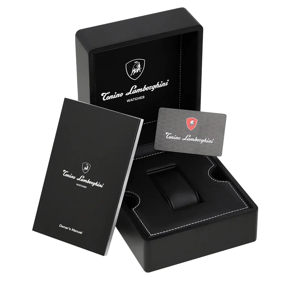Tonino Lamborghini Men’s Watch 56mm Spyder X Silver Blue