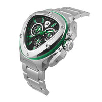 Thumbnail for Tonino Lamborghini Men's Watch 53mm Spyder X Silver Green