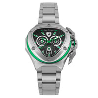 Thumbnail for Tonino Lamborghini Men's Watch 53mm Spyder X Silver Green