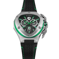 Thumbnail for Tonino Lamborghini Men's Watch 53mm Spyder X Silver Green