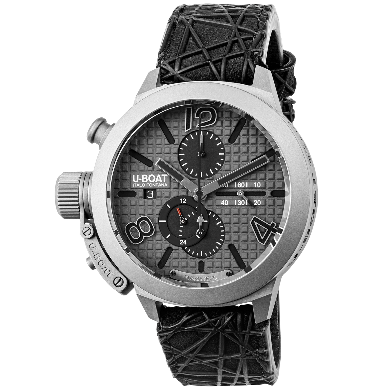 U-Boat Men’s Watch 45mm Classico Titanium Tungsten Chronograph Grey