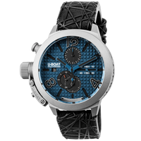 Thumbnail for U-Boat Men’s Watch 45mm Classico Titanium Tungsten Chronograph Blue