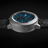 Thumbnail for U-Boat Men’s Watch 45mm Classico Titanium Tungsten Chronograph Blue