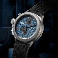 Thumbnail for U-Boat Men’s Watch 45mm Classico Titanium Tungsten Chronograph Blue