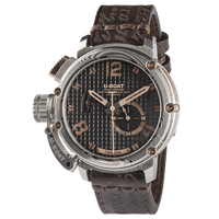 Thumbnail for U-Boat Men’s Watch 46mm Chimera Damascus Bronze Black