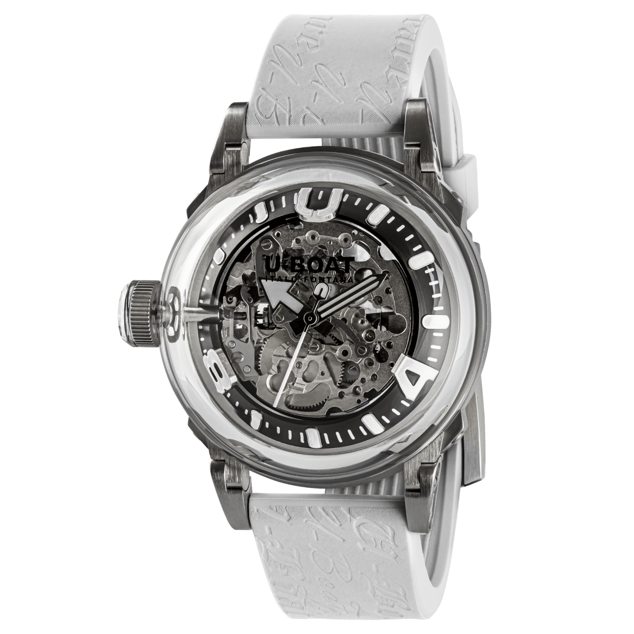 U-Boat Men's Watch 44mm U-65 Automatic White