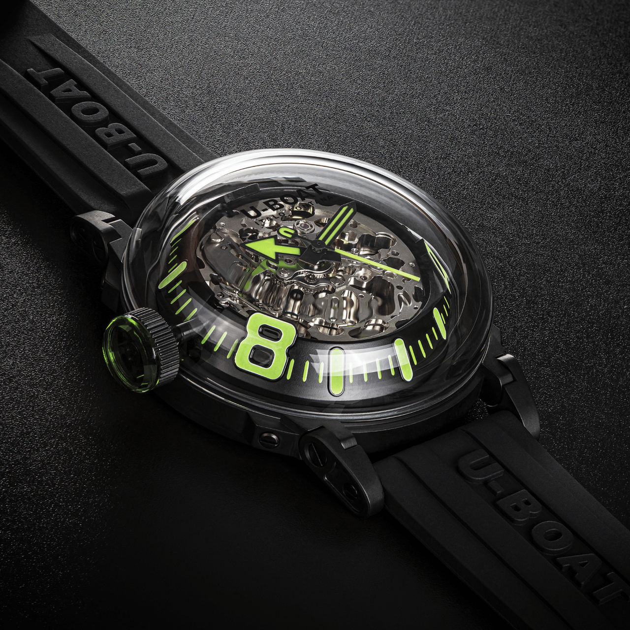 U-Boat Men's Watch 44mm U-65 Automatic Green