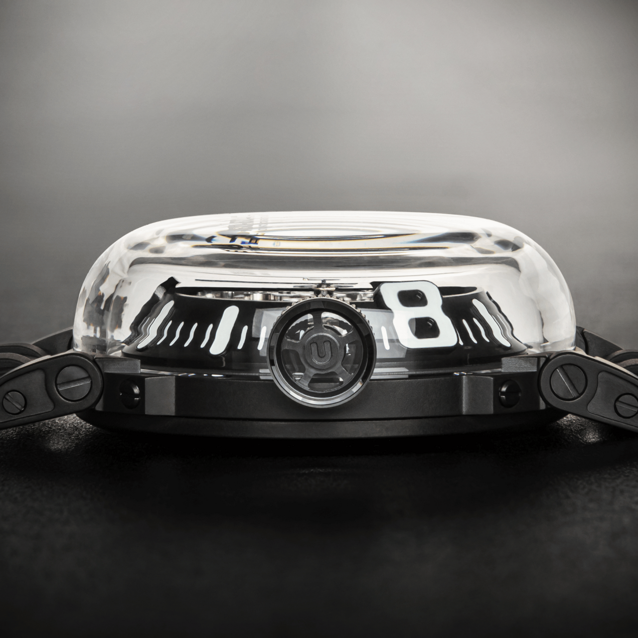 U-Boat Men's Watch 44mm U-65 Automatic Skeleton White