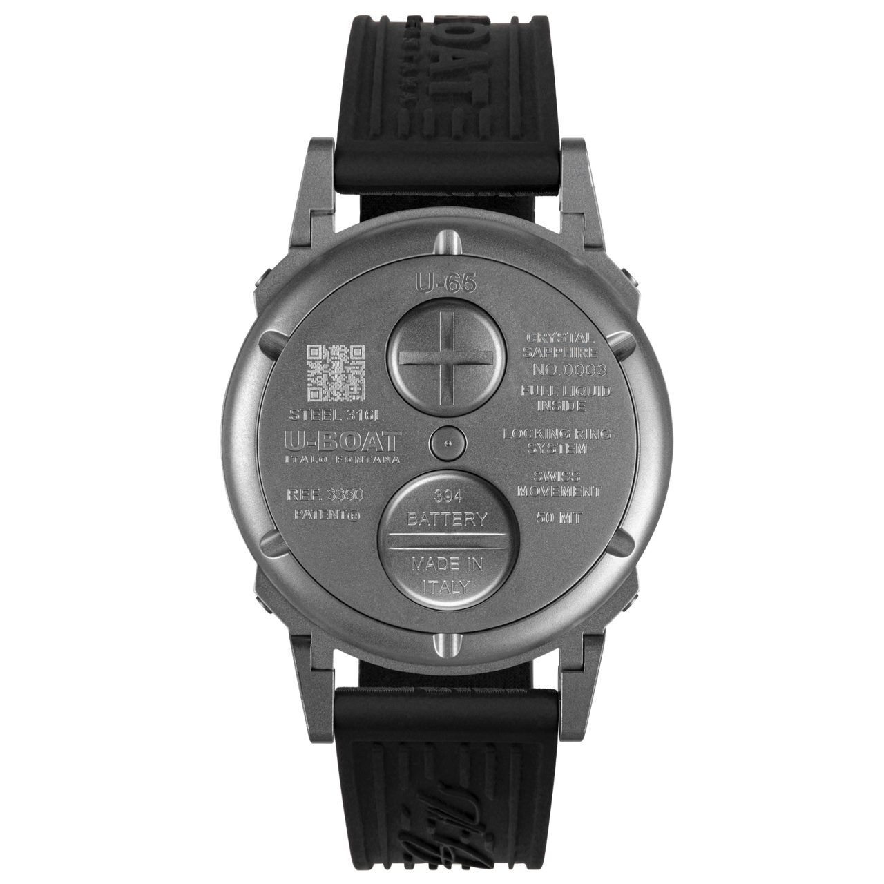 U-Boat Men’s Watch 44mm U-65 Black Green