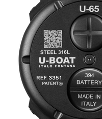 Thumbnail for U-Boat Men's Watch 44mm U-65 Black Green