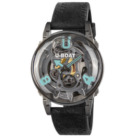 Thumbnail for U-Boat Men's Watch 44mm U-65 Black Turquoise