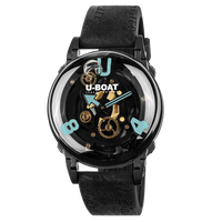 Thumbnail for U-Boat Men's Watch 44mm U-65 Turquoise Black PVD