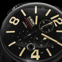 Thumbnail for U-Boat Men’s Watch 45mm Capsoil Chronograph Oil Immersion Black