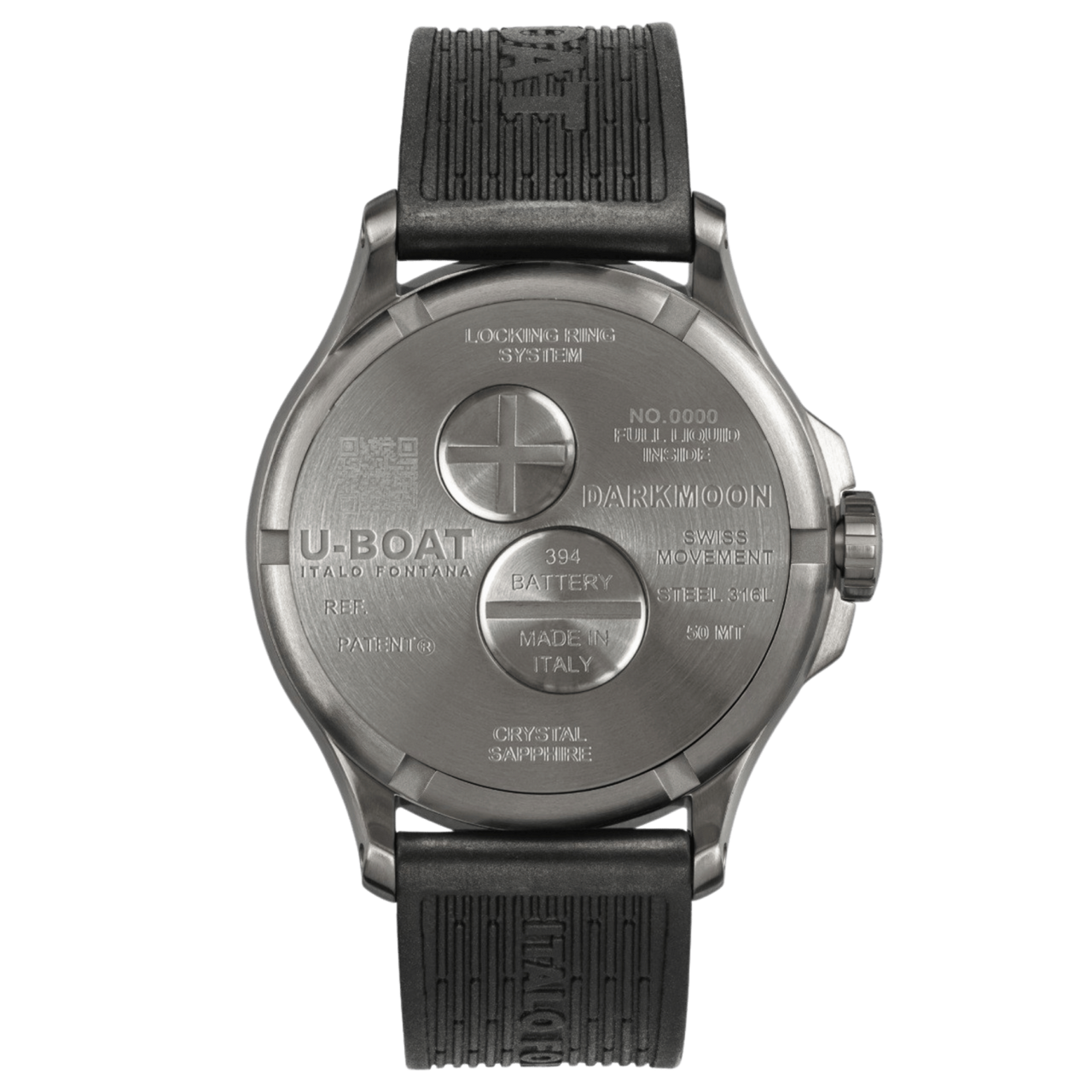 U-Boat Men’s Watch 47mm Darkmoon Oil Immersion Black