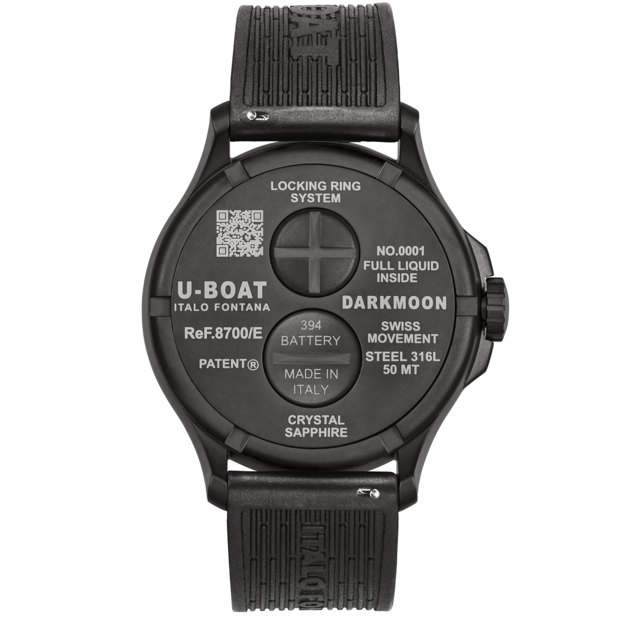 U-Boat Men’s Watch 47mm Darkmoon Oil Immersion Blue