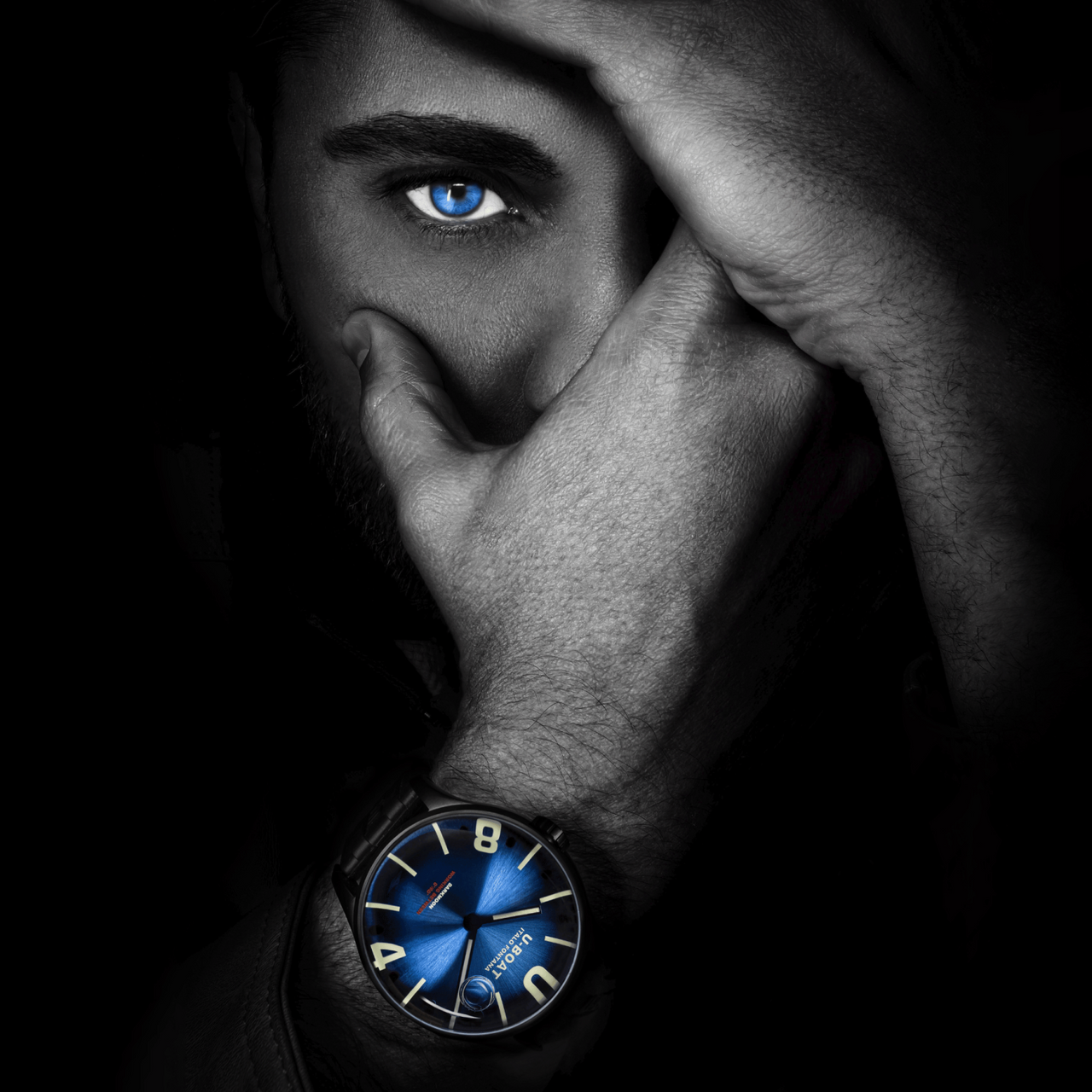 U-Boat Men’s Watch 47mm Darkmoon Oil Immersion Blue
