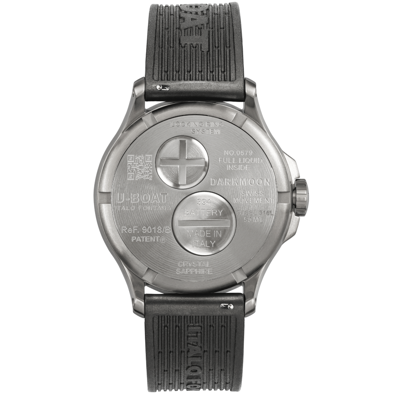 U-Boat Men’s Watch 42mm Darkmoon Oil Immersion Black