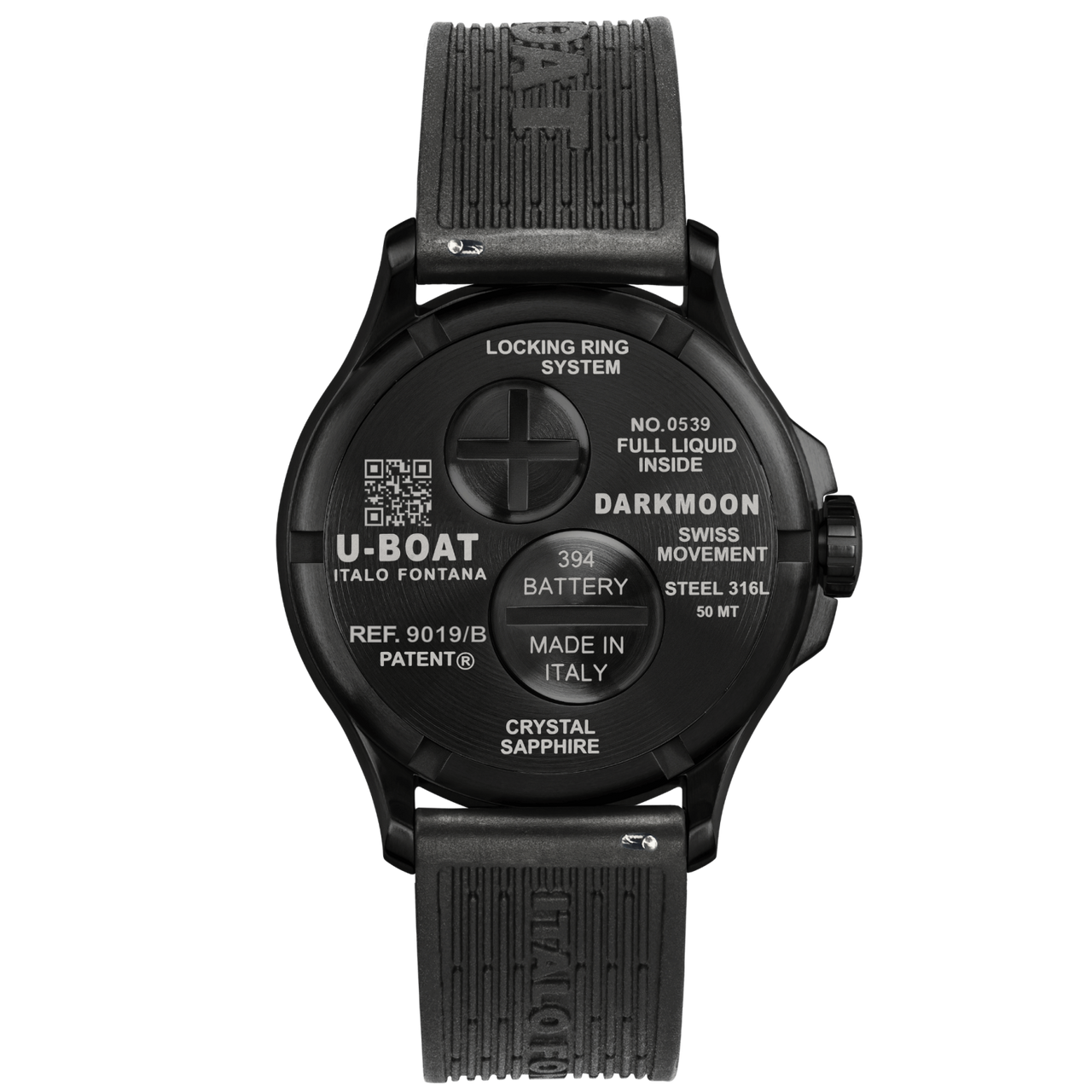 U-Boat Men’s Watch 42mm Darkmoon Oil Immersion Black
