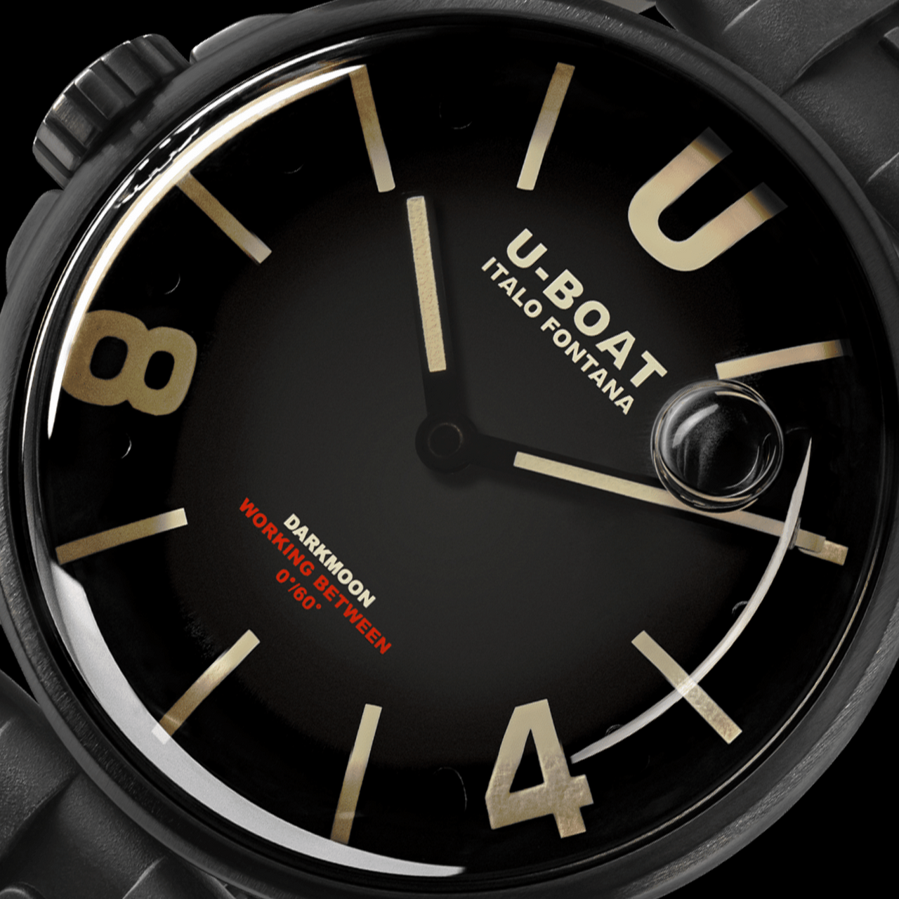 U-Boat Men’s Watch 42mm Darkmoon Oil Immersion Black