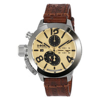 Thumbnail for U-Boat Men’s Watch 45mm Classico Tungsten Chronograph Beige Brown