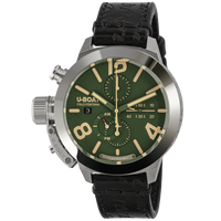 Thumbnail for U-Boat Men’s Watch 45mm Classico Tungsten Chronograph Green