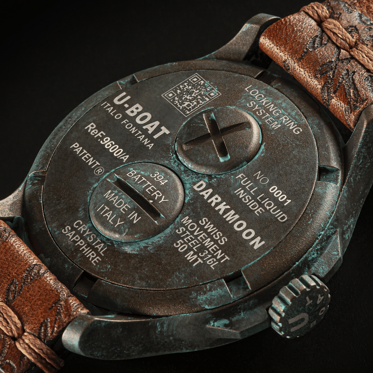 Darkmoon Men’s Watch 47mm Vintage Unico Bronze Black