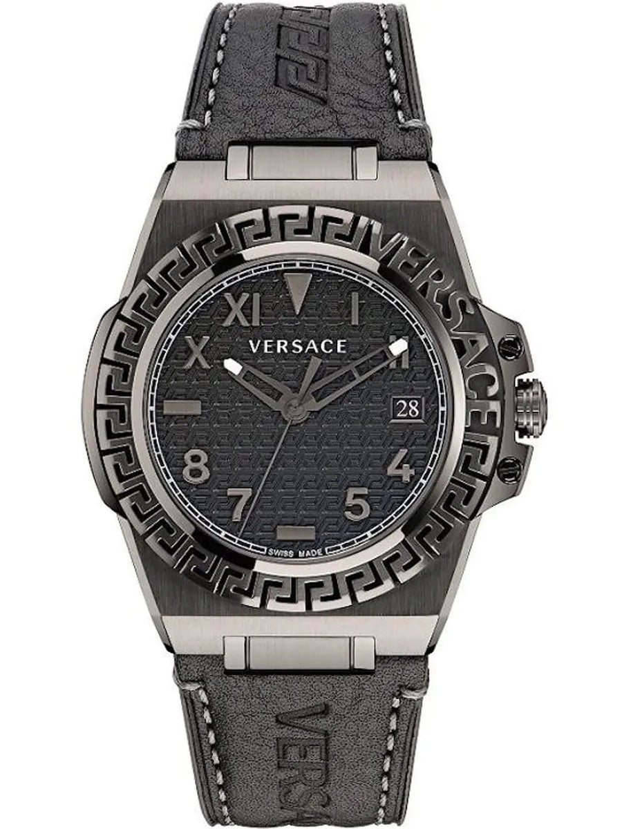 Versace Men's Watch Greca Reaction Black Gun VE3I00322 – Watches & Crystals