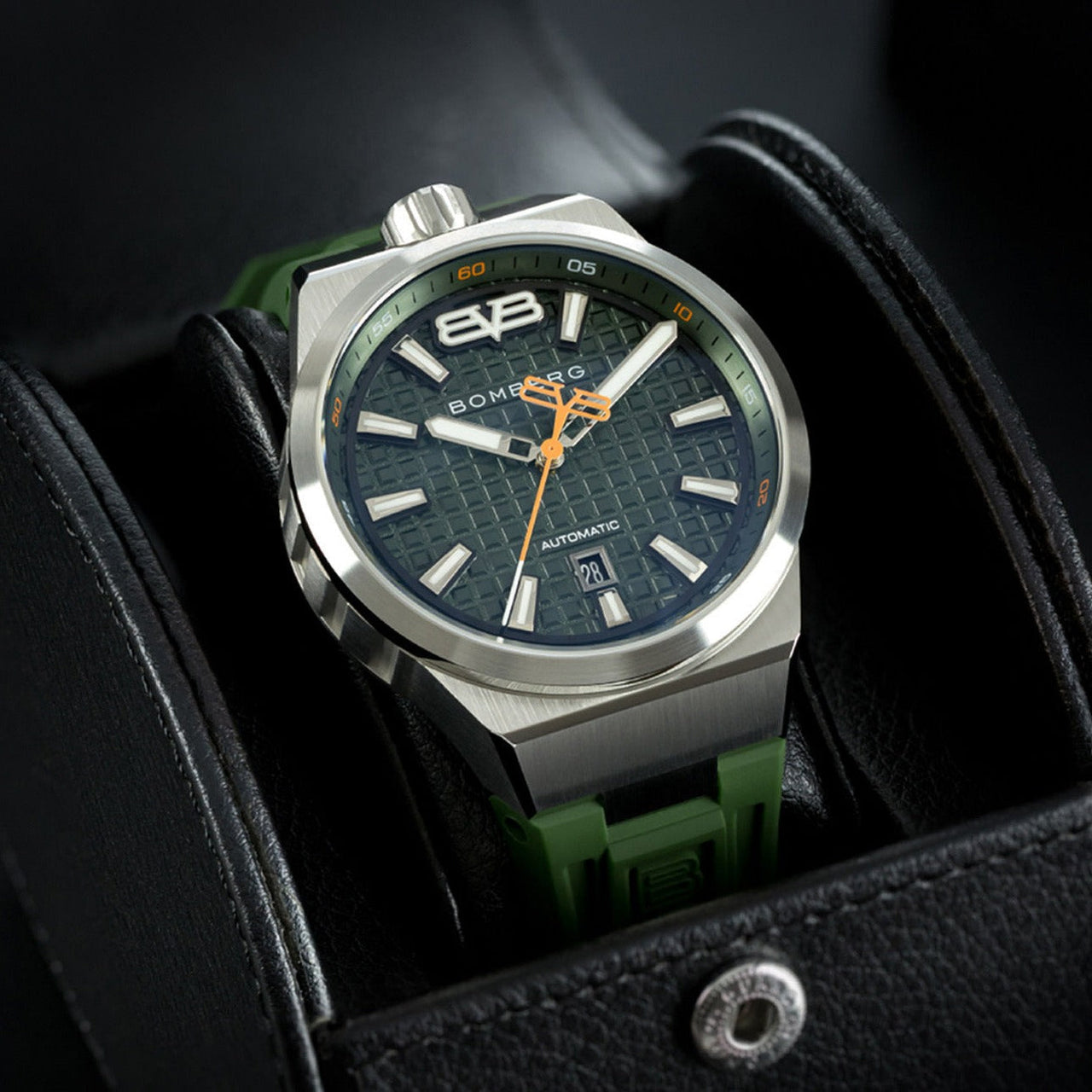 Watches - Bomberg Bolt-68 Automatic Neo Metropolis Geneva Men's Green Watch BF43ASS.09-5.12