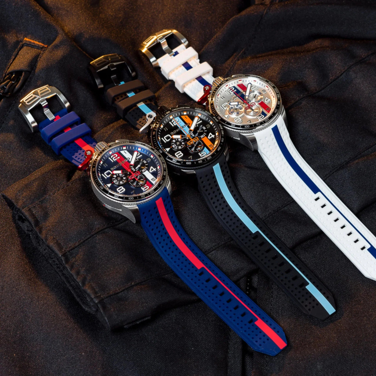 Bomberg Bolt 68 Racing Men s Blue Watch BS45CHPBA.059 6.10 from Watches and Crystals Watches Crystals