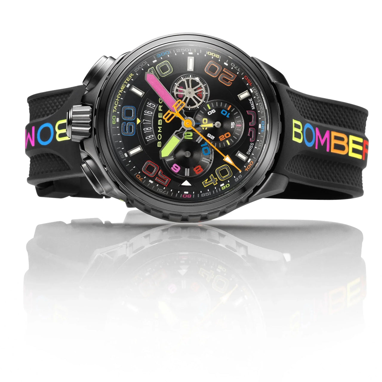 Watches - Bomberg Chroma Men's Black Watch BS45CHPBA.049-6.12