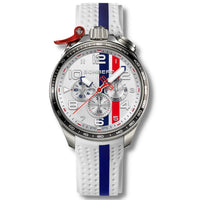 Thumbnail for Watches - Bomberg Le Mans Men's White Watch BS45CHSP.059-4.10