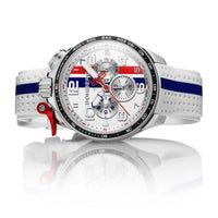 Thumbnail for Watches - Bomberg Le Mans Men's White Watch BS45CHSP.059-4.10