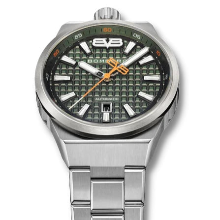 Watches - Bomberg Metropolis Geneva Automatic Limited Edition Men's Green Watch BF43ASS.09-6.12