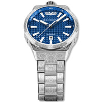 Thumbnail for Watches - Bomberg Metropolis Mykonos Automatic Men's Blue Watch BF43ASS.12-2.12