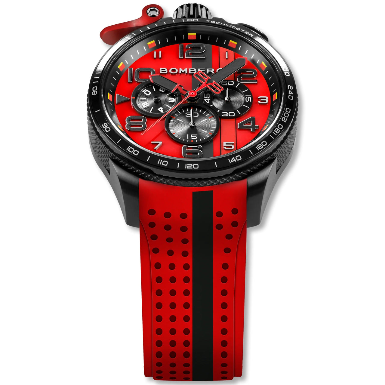 Watches - Bomberg Monza Men's Red Watch BS45CHPBA.059-15.12