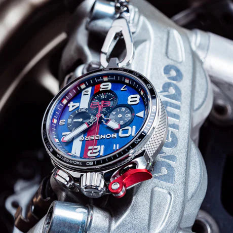 Watches - Bomberg Silverstone Men's Blue Watch BS45CHSP.059-8.10